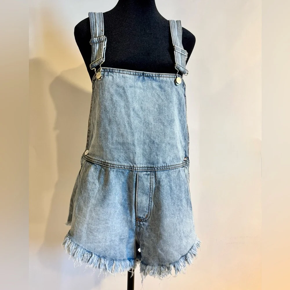 Superdown Overall Shorts Size 27 - Picture 1 of 4